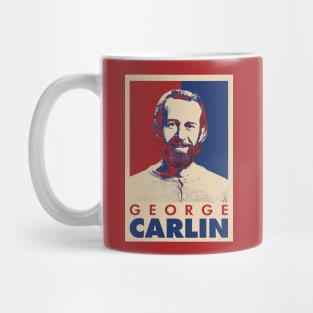 George Carlin Retro Pop Art Style Mug